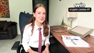 A schoolgirl is making her homework with her stepbrother in 2026