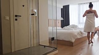 A woman received a morning anal ritual from her lover
