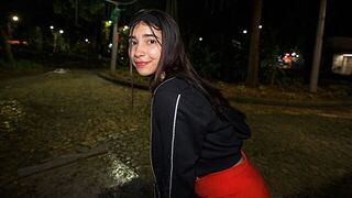 She has an appetizing look, wet panties, and dirty thoughts