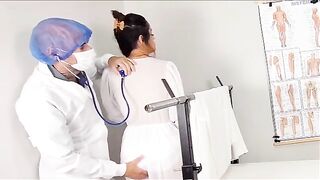 The man gave his place to another at the doctor with the wife