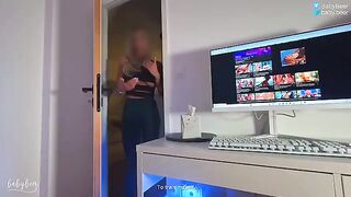 She’s so naughty, drinking and calling me to her room