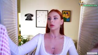 The girl was caught and fucked at the mouth
