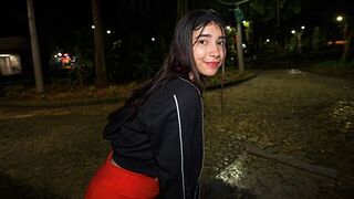 The girl was picked up and fucked in public, showcasing intense roleplay