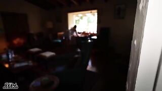Our grandparents left, so we have a free use party in the bedroom