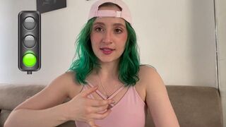A girl gets horny and masturbates like a sex addict