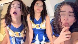 A cute young girl had her first experience, it was incredible