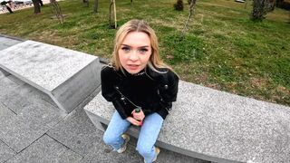 I met a girl on the street, and she agreed to fuck for cash