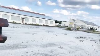 A girl gets fucked in a weird location, she loves it