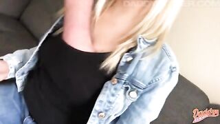 I film how my hairy pussy gets a creampie in this steamy POV session