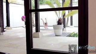 I had sex with a sexy girl in a risky outdoor setting at a luxurious resort