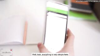 Student fucks his math teacher on the table in 4K