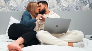 The perfect girl seduced a virgin guy and he came inside her