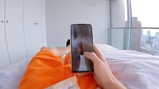 Double penetrated step sister gives a huge anal creampie