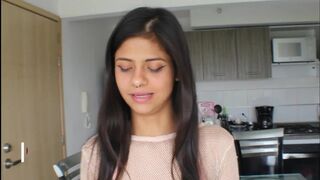The guy prepared a sexy parade for his stepsister in lingerie, and then fucked her hard
