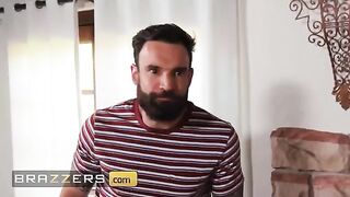 What do you get when Demi Sutra and Ebony Mystique share a big black cock? A wet threesome