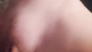 I play with her nipples then she fucks my face, a steamy scene
